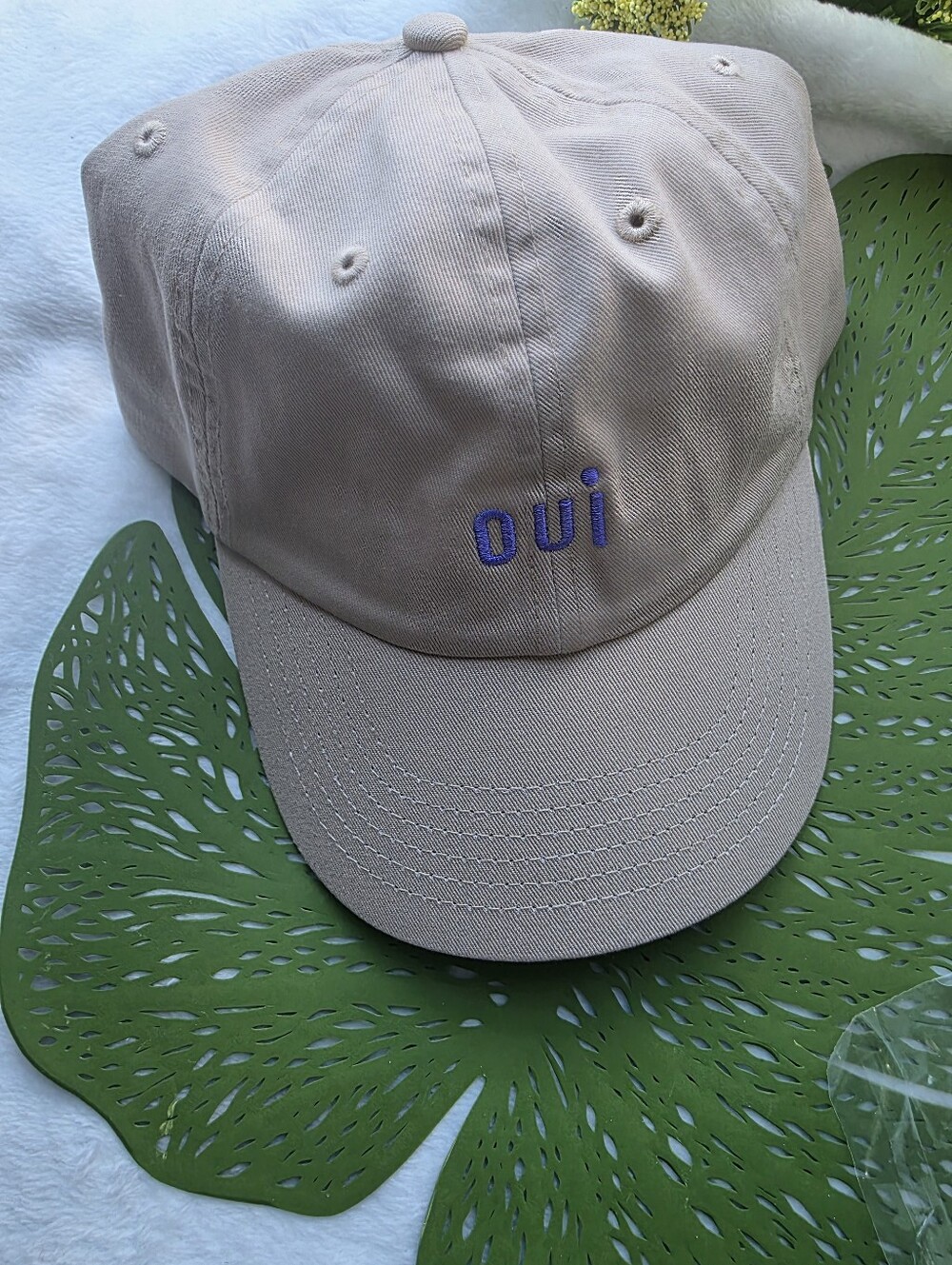 Clare V 'Oui' Baseball Hat - Unisex - Picture 2 of 8